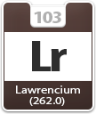 Lawrencium Atomic Number