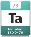 Tantalum Atomic Number