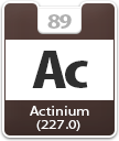 Actinium Atomic Number